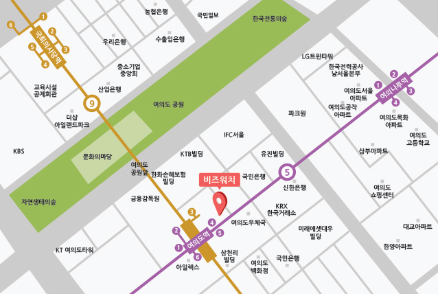 비즈워치 약도